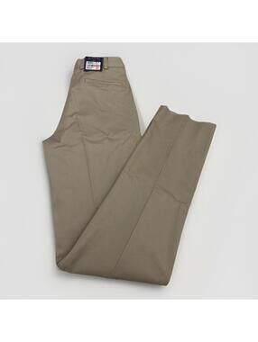 NWT Men’s Bills Khakis 100% Cotton Tan/Khaki Pleated Dress Pants Size 33